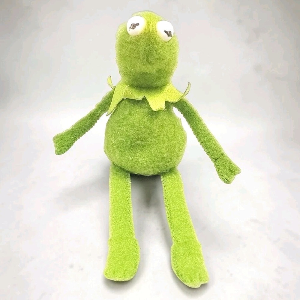 VTG 1979 Fisher-Price Kermit The Frog Muppet Sad Beanbag #864 Plush Henson Rare